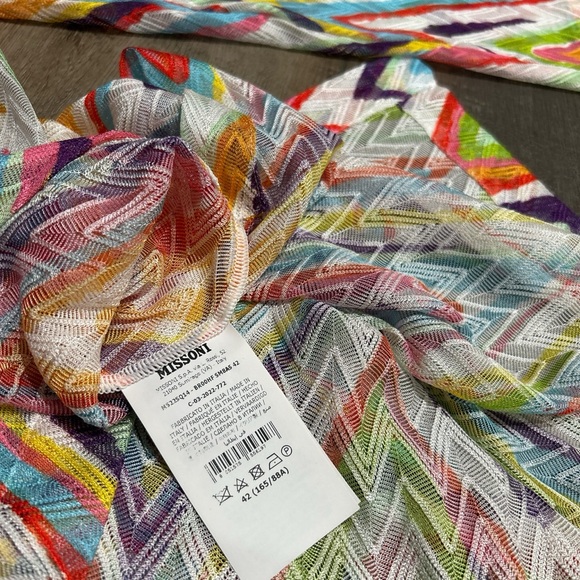 Brand new Missoni zig zag chevron knit beach cover up dress - Picture 6 of 8